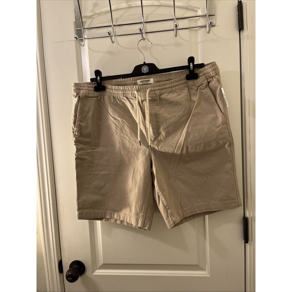 Goodthreads Stretch Elastic Waist Shorts Mens XL Tan Khaki Casual Canvas